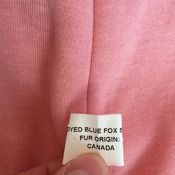 Kitty Cat Ear Beanie Hat With Fox Fur Pom Pom - Picture 8 of 10